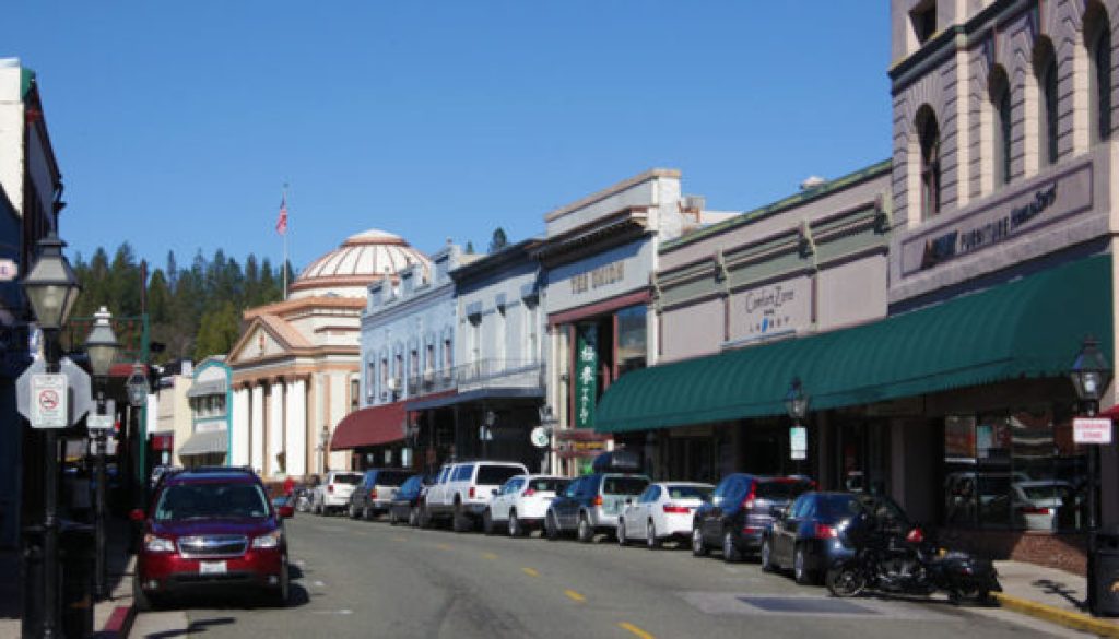 Street full of businesses