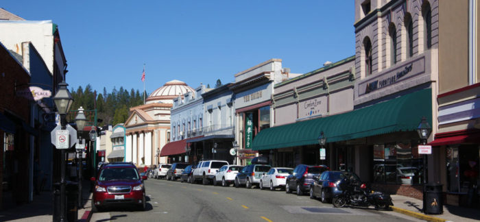 Street full of businesses