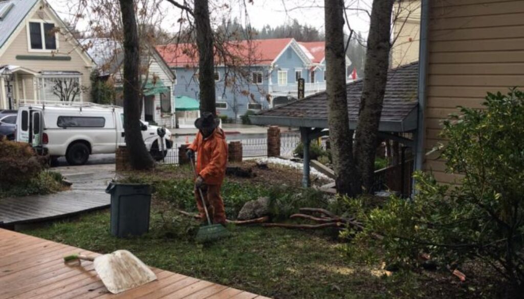 Landscaping for fireproofing against wildfires