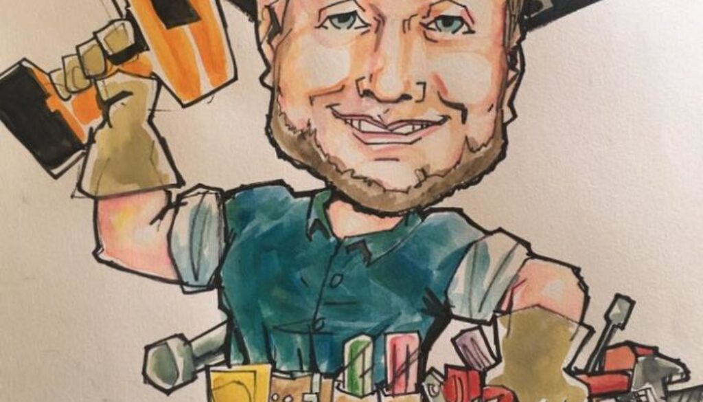 Cartoon: Handyman services with Ben at ZapHaul