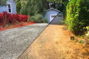 Completed Driveway Grading with Zap Haul
