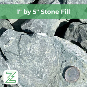 1" by 5" Stone Fill