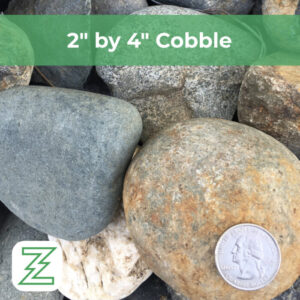 2" by 4" Cobble