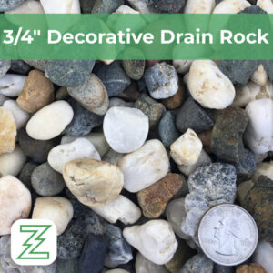 3:4 Decorative Drain Rock