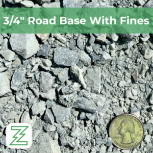 3:4" Road Base With Fines