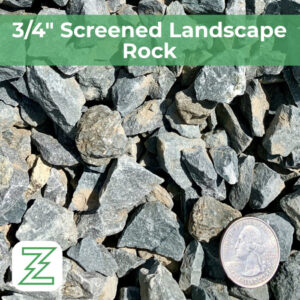 3:4" Screened Landscape Rock