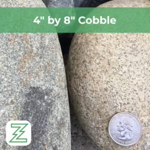 4" by 8" Cobble