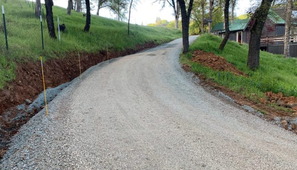 gravel driveway repair with Zap Haul in Grass Valley