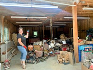 Storage unit cleanout in Nevada City & Green Valley